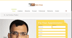 Desktop Screenshot of jay.thakur.co